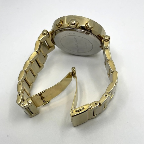 Michael Kors Women's Parker Chronograph GoldTone Stainless Steel Watch MK 5276 - Picture 4 of 6